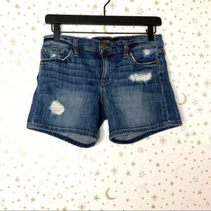 Joe’s Jeans Distressed Denim Shorts Size 25